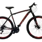 bicicleta-aro-29-alumínio-vtx-21v-suspensao-freio-a-disco-preta-e-vermelha