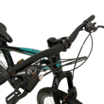 bicicleta ksw preto-verde-água